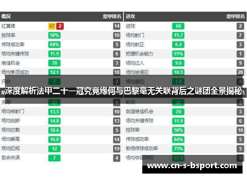 深度解析法甲二十一冠究竟缘何与巴黎毫无关联背后之谜团全景揭秘